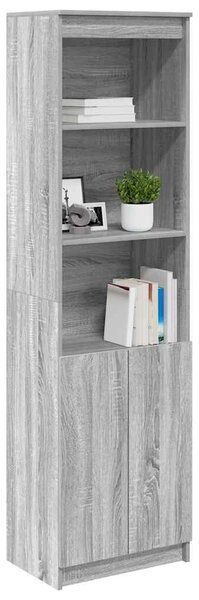 VidaXL szürke sonoma szerelt fa magasszekrény 50x35x180 cm