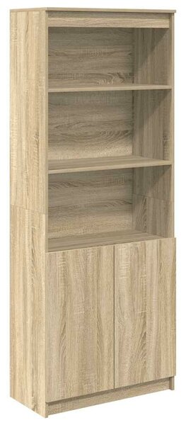 VidaXL sonoma tölgy színű szerelt fa magasszekrény 70 x 35 x 180