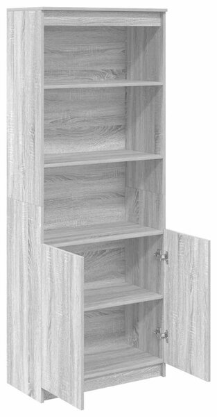 VidaXL szürke sonoma színű szerelt fa magasszekrény 70 x 35 x 180