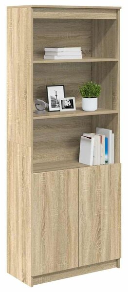 VidaXL sonoma tölgy színű szerelt fa magasszekrény 70 x 35 x 180