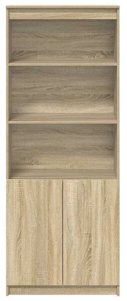 VidaXL sonoma tölgy színű szerelt fa magasszekrény 70 x 35 x 180