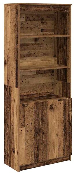 VidaXL antik fa színű szerelt fa magasszekrény 70 x 35 x 180