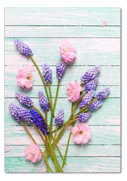 Egyedi üvegkép Muscari