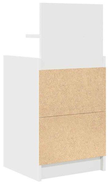 VidaXL 2 db fehér éjjeliszekrények 2 fiókkal 38x34x80 cm