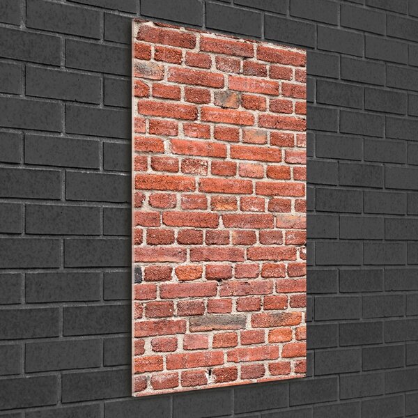 Üvegkép nyomtatás Téglafal