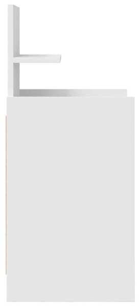 VidaXL 2 db fehér éjjeliszekrények 2 fiókkal 38x34x80 cm