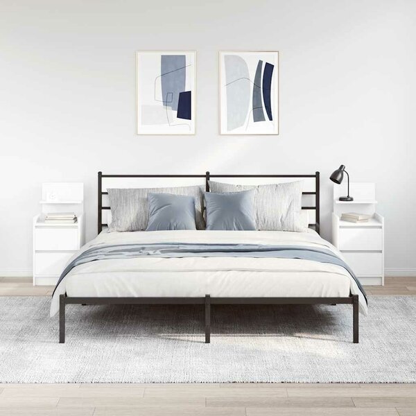 VidaXL 2 db fehér éjjeliszekrények 2 fiókkal 38x34x80 cm