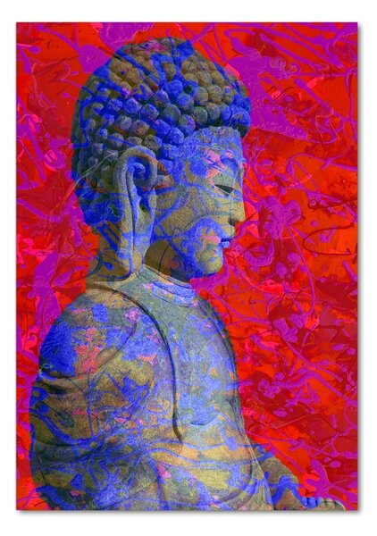 Üvegkép Absztrakció buddha