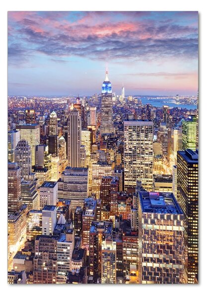 Üvegkép falra New york