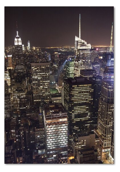 Üvegkép falra New york éjjel
