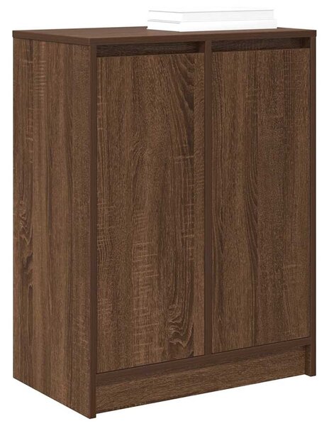 VidaXL barna tölgyszínű szerelt fa cipősszekrény 57x34x76 cm