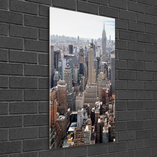 Üvegkép falra New york