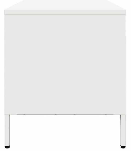 VidaXL fehér hidegen hengerelt acél TV-szekrény 202 x 39 x 43,5 cm