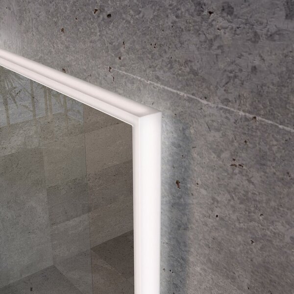 Welland Luxury-Line Sidlux LED tükör - fényerő + színhőfok állítás + páramentesítő + óra - 75 x 100 cm