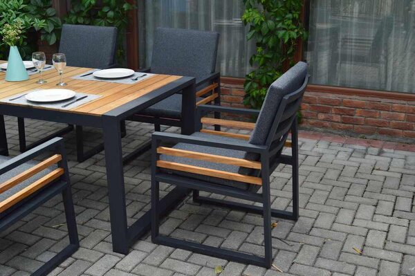 Rojaplast Colmar alumínium kerti asztal 167 x 90 cm