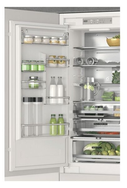 Whirlpool WHC20 T573 P Beépíthető Alulfagyasztós hűtőszekrény, 280L, M:193.5, 6TH SENSE, D energiaosztály