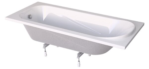 Welland Omega akril kád + szifon + kádláb - 170 x 75 cm