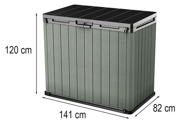 Sio darwin műanyag kerti tároló 1100 L