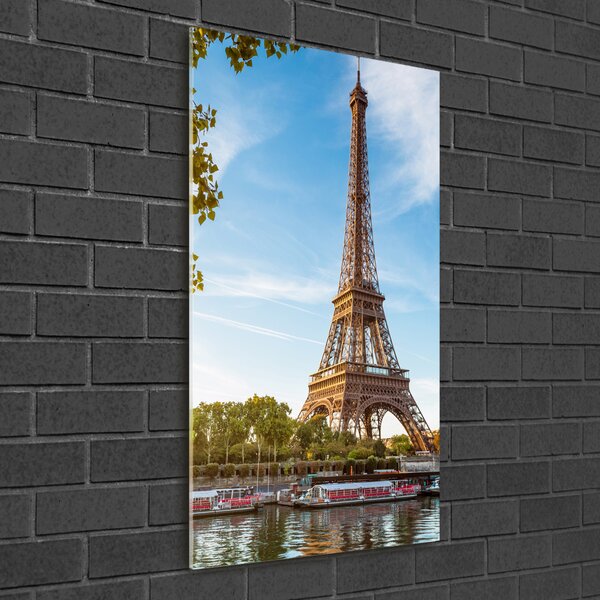 Üvegkép falra Párizsi eiffel-torony