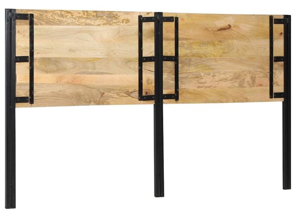 VidaXL tömör fa mangó és vas fejtámla 180 cm