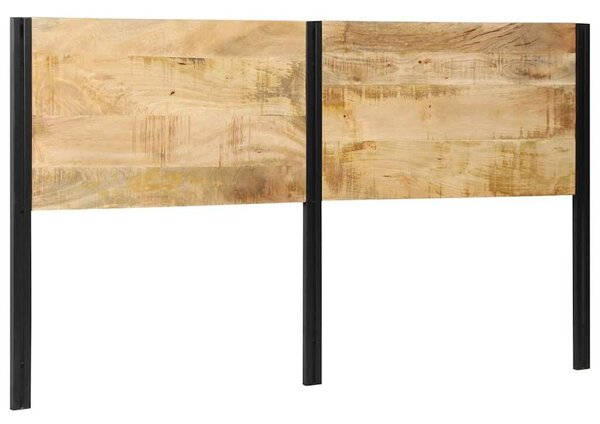 VidaXL tömör fa mangó és vas fejtámla 180 cm