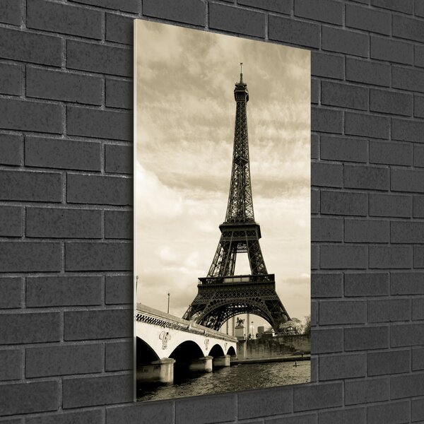 Üvegkép falra Párizsi eiffel-torony