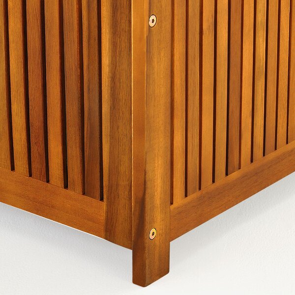 ACACIA fa tárolódoboz, 117x50x59cm, természetes barna Jurhan