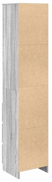 VidaXL szürke sonoma szerelt fa magasszekrény 37,5x35x180 cm