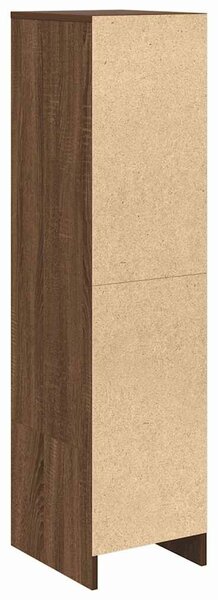 VidaXL barna tölgy szerelt fa magasszekrény 29,5x34x119,5 cm