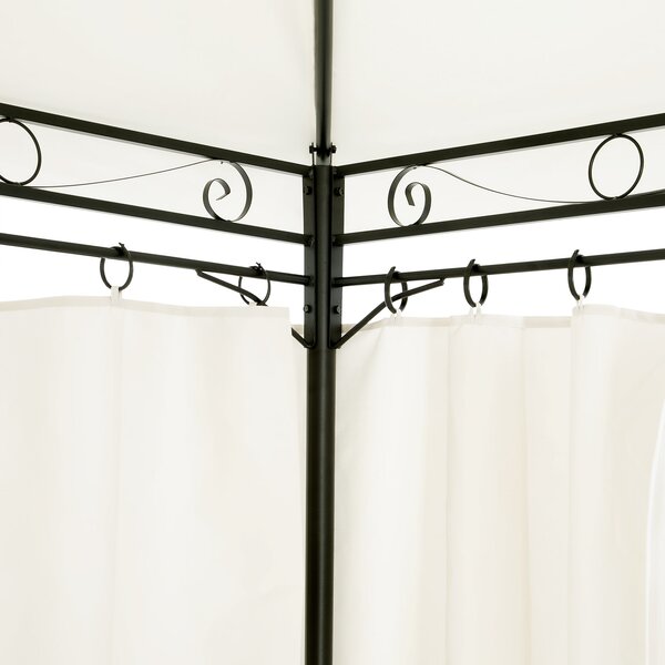 Casaria® Topas kerti pavilon 4x3 m - krém