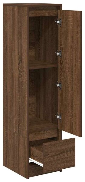 VidaXL barna tölgy szerelt fa magasszekrény 29,5x34x119,5 cm