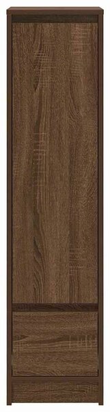 VidaXL barna tölgy szerelt fa magasszekrény 29,5x34x119,5 cm