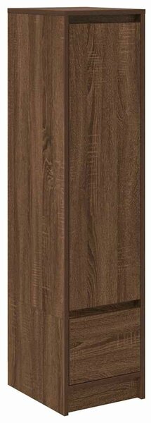 VidaXL barna tölgy szerelt fa magasszekrény 29,5x34x119,5 cm