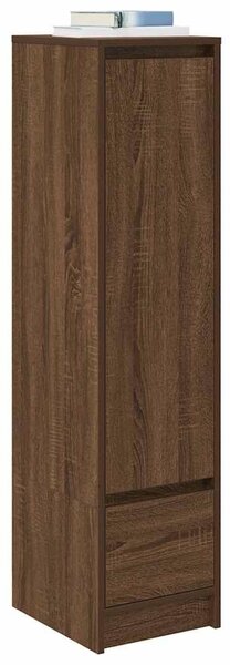 VidaXL barna tölgy szerelt fa magasszekrény 29,5x34x119,5 cm