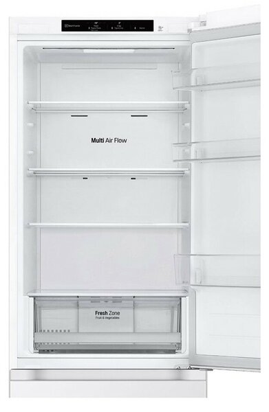 LG GBV21L0ESW alulfagyasztós No Frost hűtőszekrény, DoorCooling⁺™ technológia, 344L kapacitás