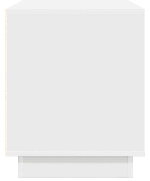 VidaXL fehér TV-szekrény LED-lámpákkal 160,5x41x50 cm