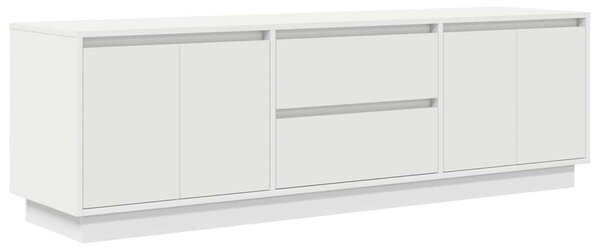 VidaXL fehér TV-szekrény LED-lámpákkal 160,5x41x50 cm