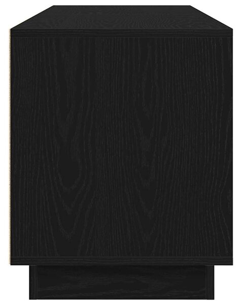 VidaXL fekete TV-szekrény LED-világítással 160,5x41x50 cm