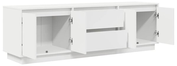 VidaXL fehér TV-szekrény LED-lámpákkal 160,5x41x50 cm