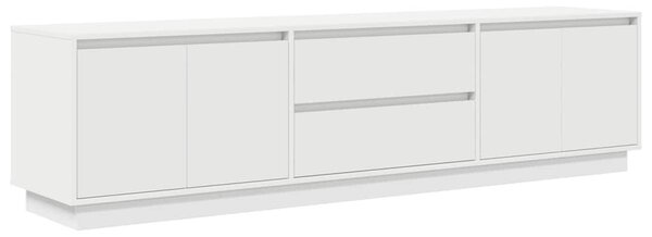 VidaXL fehér TV-szekrény LED-lámpákkal 193,5x41x50 cm
