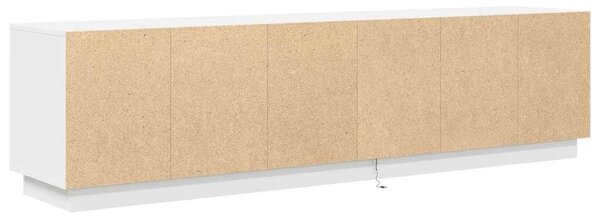 VidaXL fehér TV-szekrény LED-lámpákkal 193,5x41x50 cm