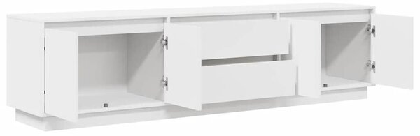 VidaXL fehér TV-szekrény LED-lámpákkal 193,5x41x50 cm