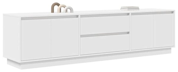 VidaXL fehér TV-szekrény LED-lámpákkal 193,5x41x50 cm