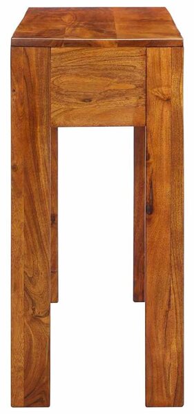 VidaXL tömör akácfa tálalóasztal 110 x 35 x 75 cm