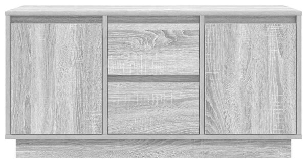 VidaXL szürke sonoma színű TV-szekrény LED-lámpákkal 100x41x50 cm