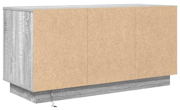 VidaXL szürke sonoma színű TV-szekrény LED-lámpákkal 100x41x50 cm