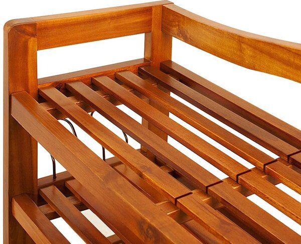 Casaria® Akácfa cipőtartó polc - 5 szintes