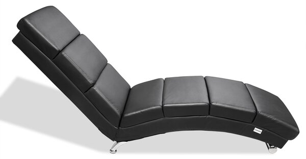 Casaria® London napozóágy - fekete