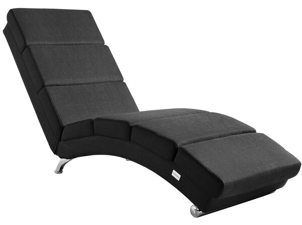 Casaria® London nyugágy - antracit krómozott lábakkal