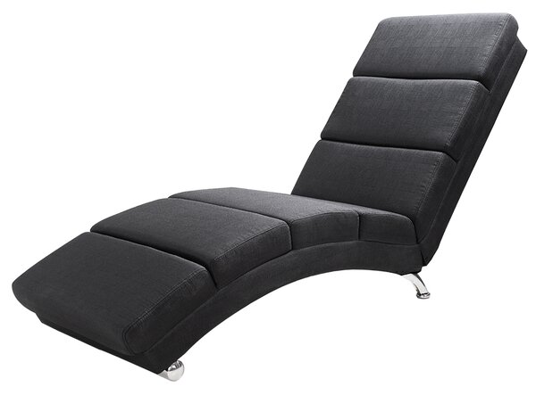 Casaria® London nyugágy - antracit krómozott lábakkal